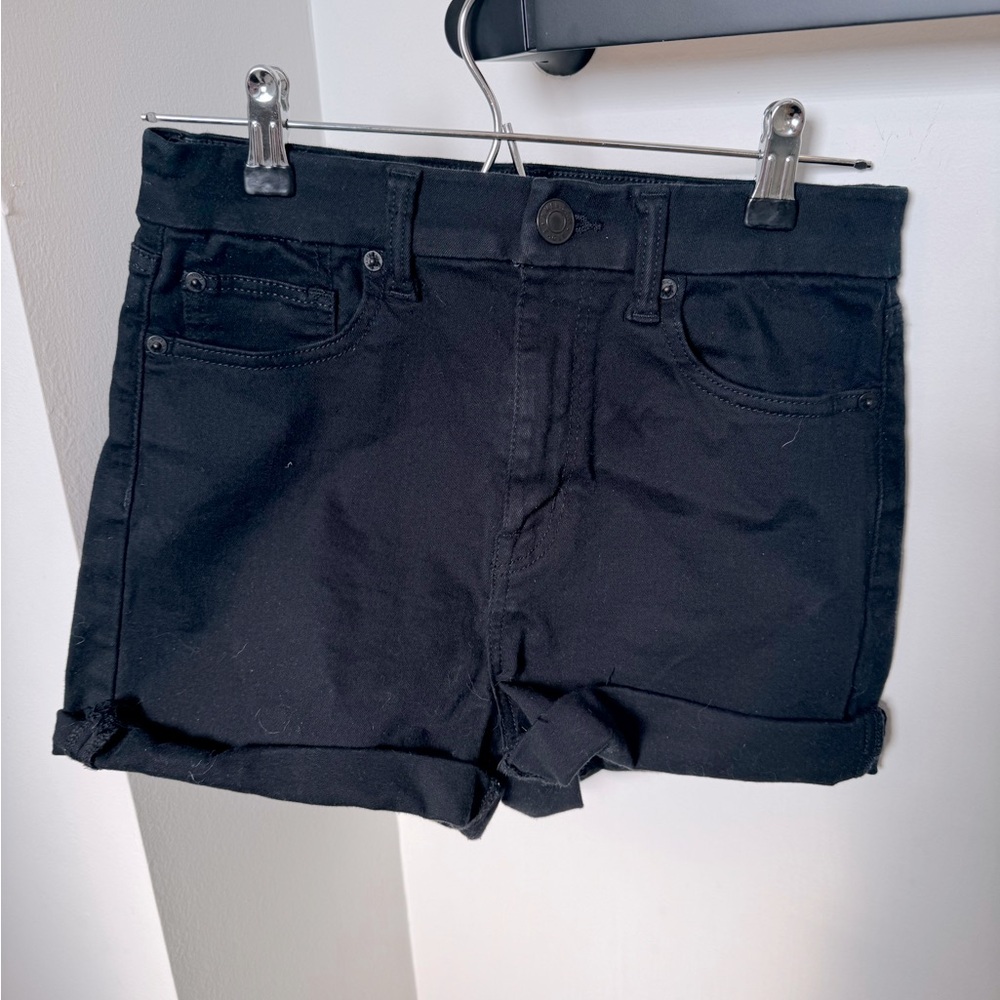 America Eagle black shorts size 6
